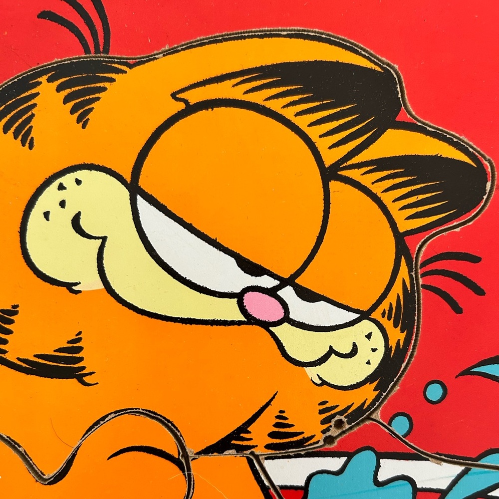 🧩Jim Davis GARFIELD Wooden Puzzle 🧩